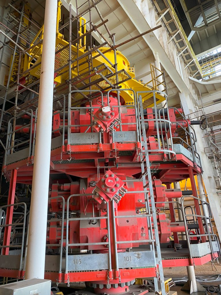 Blowout Preventer Moonpool Area Equipment